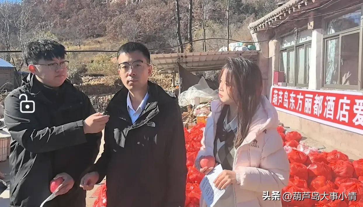 葫芦岛大事小情+广电直播助农卖苹果 一天卖掉万斤 果农致谢好心人
