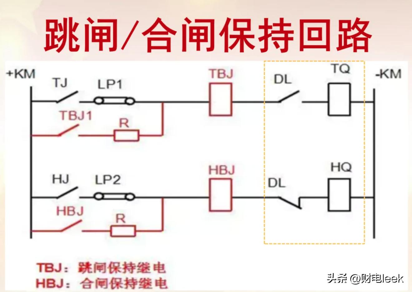 断路器二次控制回路的学习（继电保护）
