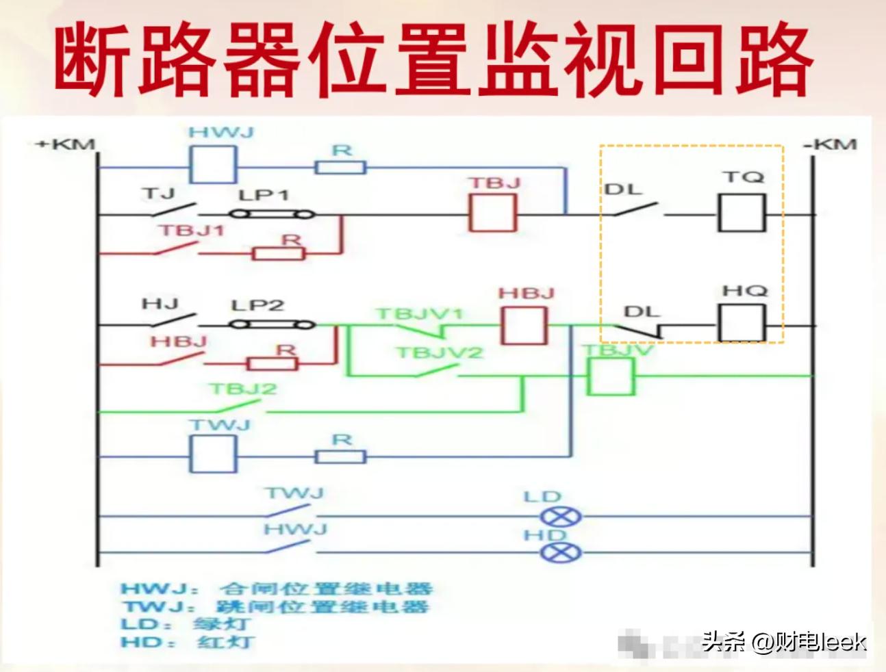 断路器二次控制回路的学习（继电保护）