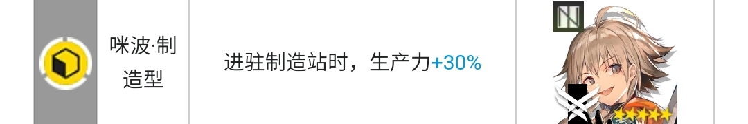明日方舟制造站干员推荐
