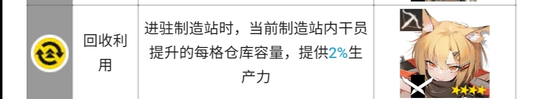 明日方舟制造站干员推荐