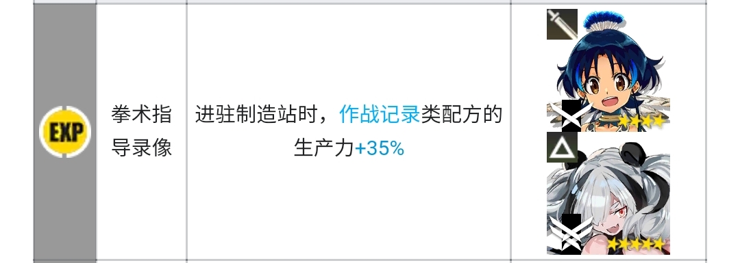 明日方舟制造站干员推荐