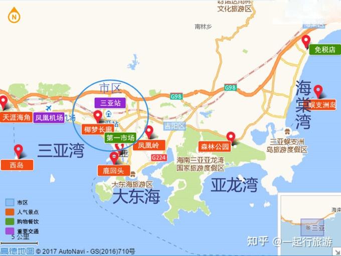 三亚四大海湾吃、住、游、玩攻略（超详细）—三亚旅游攻略