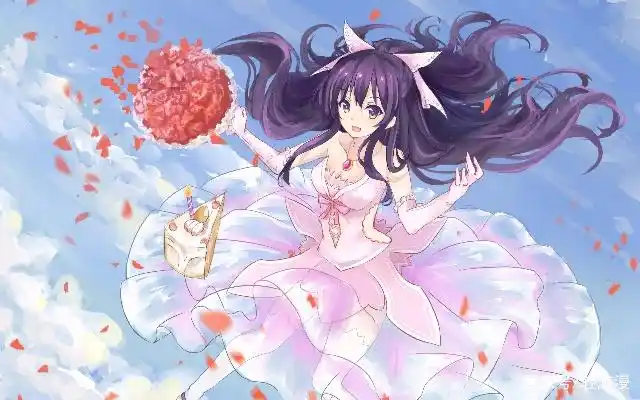 《约会大作战》：天真烂漫的紫色“贵公主”——夜刀神十香