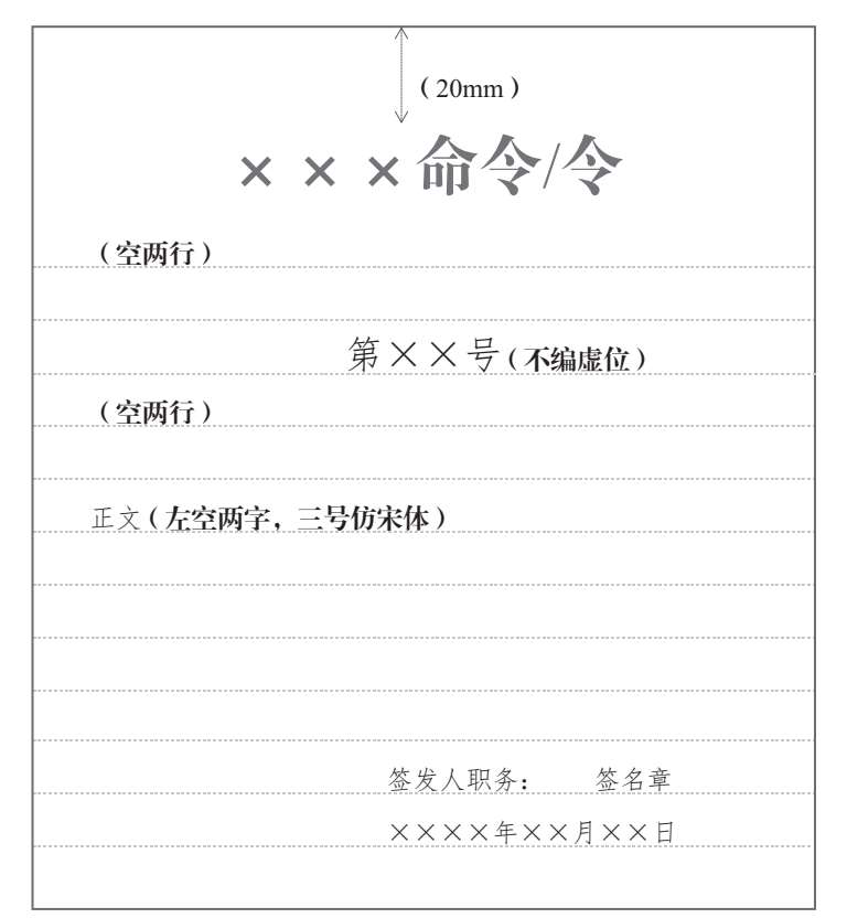 1.2 公文的通用格式