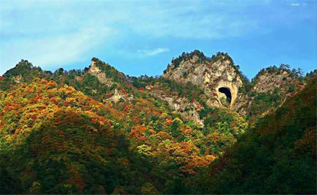探秘略阳五龙胜景 打卡穿越氐羌秘境