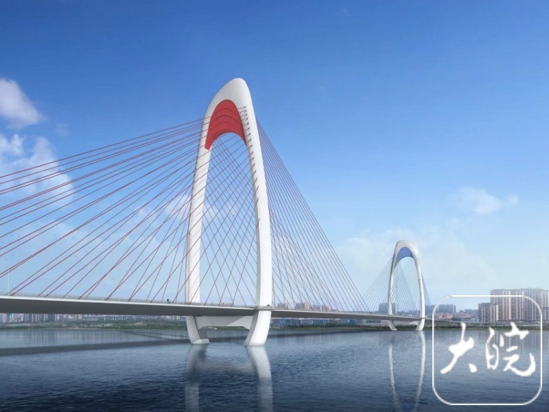 淮河主跨最大! 蚌埠市延安路大桥预计2026年底建成