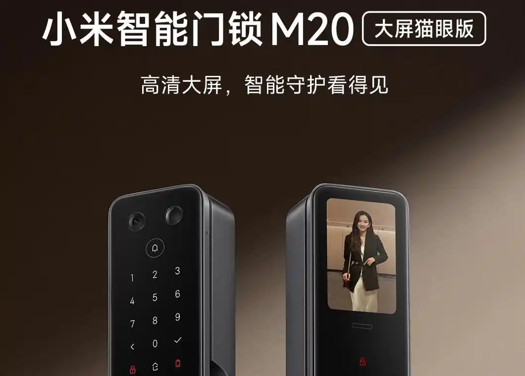 加了大屏的智能门锁，似乎也看不到未来