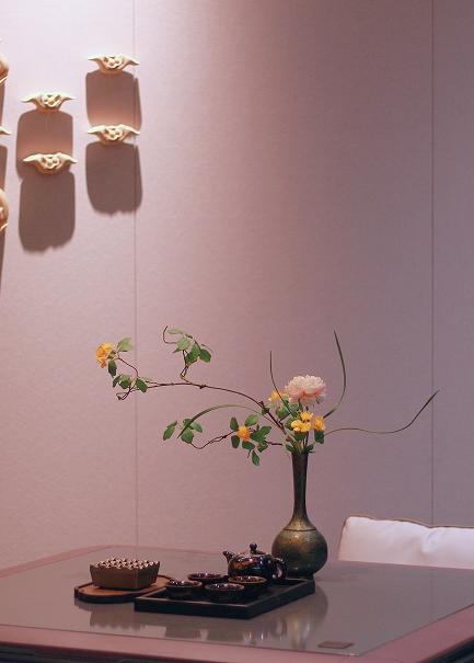 茶席上，听花开的声音