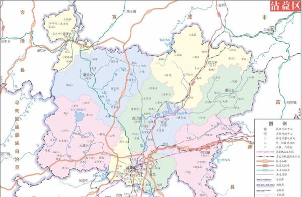 曲靖市2023年版高清行政图（含麒麟区/沾益区/马龙区/富源县/罗平县/师宗县/陆良县/会泽县/宣威市9个县区）