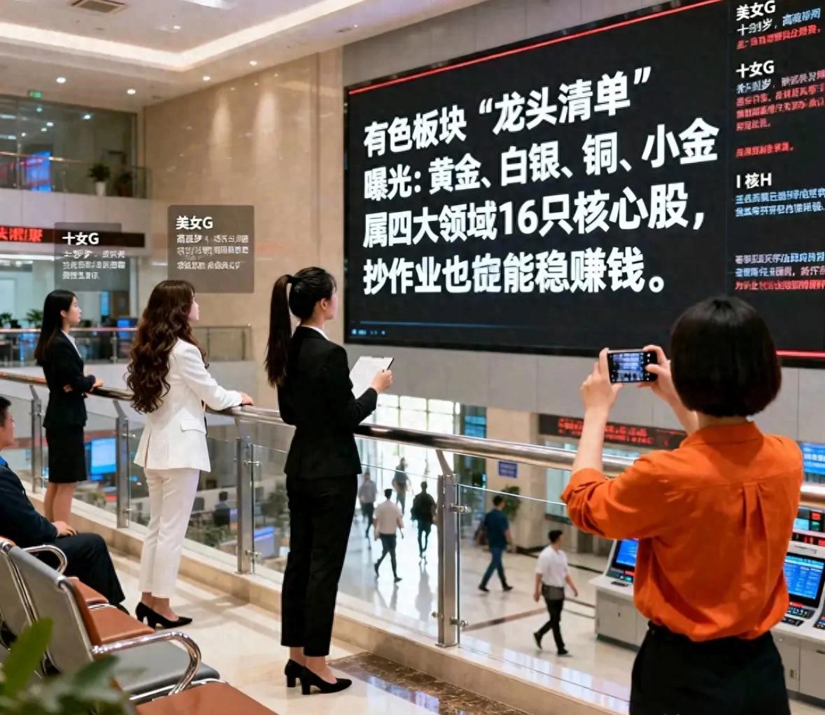 有色板块“龙头清单”曝光：黄金、白银、铜、四大领域16只核心股