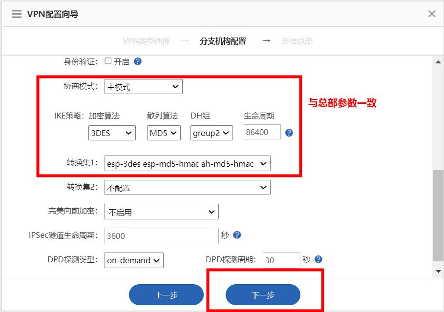 锐捷NBR系列设备ipsecvpn配置实例