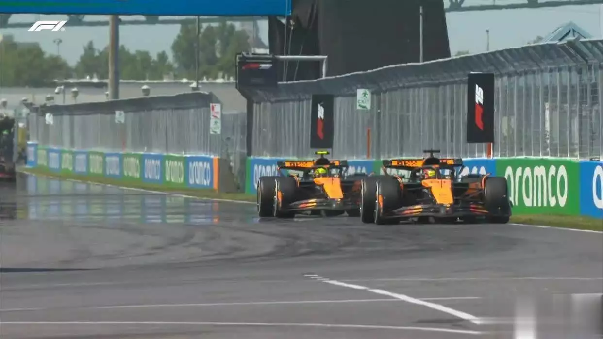 F1加拿大：迈凯伦内斗致无缘领奖台，诺里斯进攻队友撞车退赛
