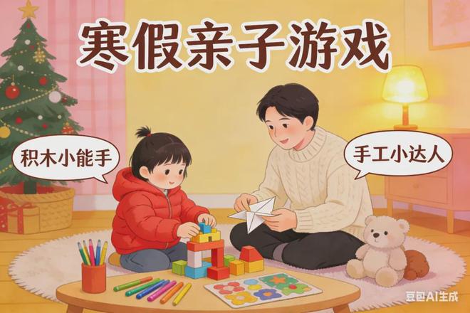 8个寒假假期带娃小游戏，带着小神兽嗨起来吧！