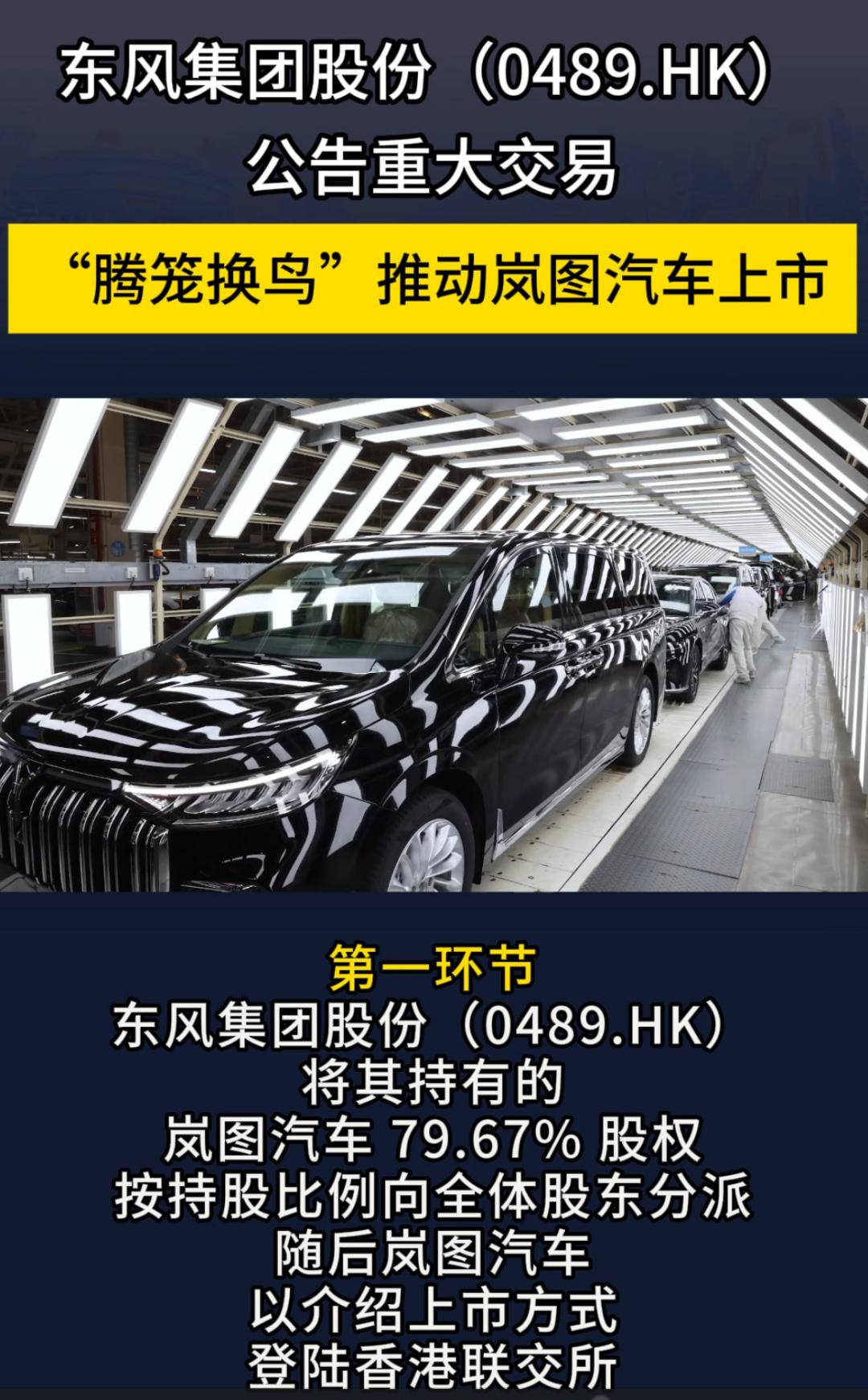 东风汽车私有化退市的瞬间，岚图汽车上市