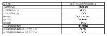 证券代码：600208 证券简称：新湖中宝 公告编号：临2024-015
