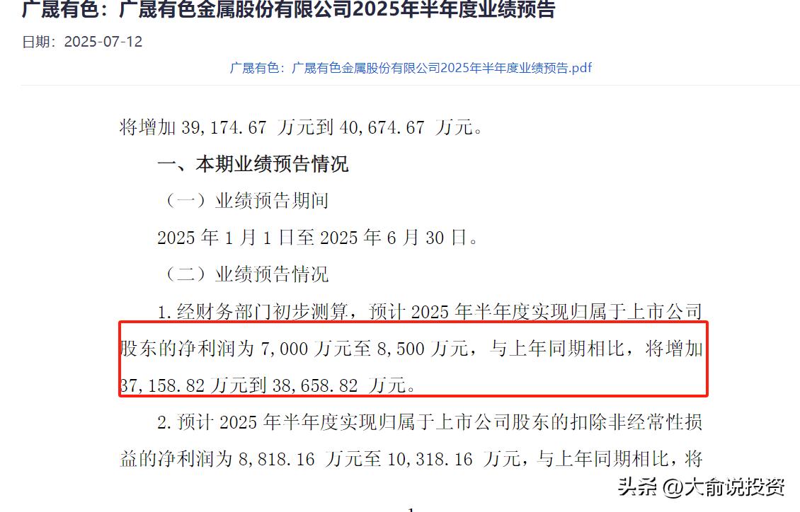 十大小金属股票业绩汇总,最高增长20倍,仅1家亏损!(附股)