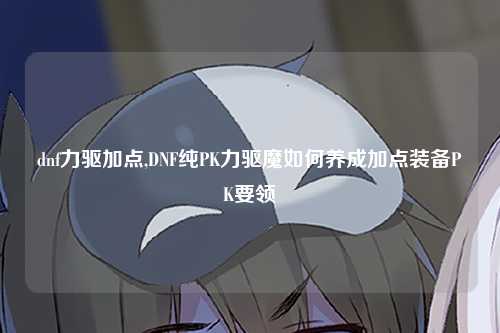 dnf力驱加点,DNF纯PK力驱魔如何养成加点装备PK要领