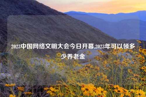 2023中国网络文明大会今日开幕,2023年可以领多少养老金