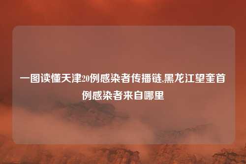 一图读懂天津20例感染者传播链,黑龙江望奎首例感染者来自哪里