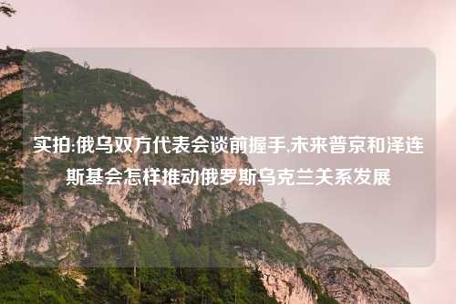 实拍:俄乌双方代表会谈前握手,未来普京和泽连斯基会怎样推动俄罗斯乌克兰关系发展