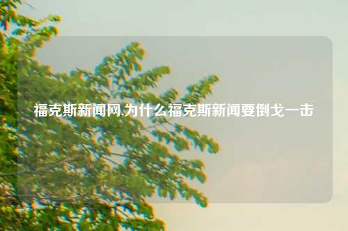 福克斯新闻网,为什么福克斯新闻要倒戈一击