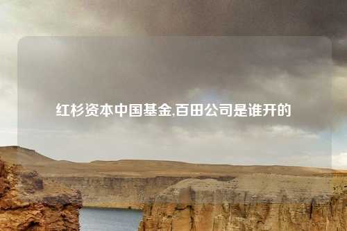 红杉资本中国基金,百田公司是谁开的