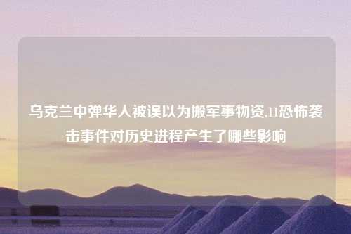 乌克兰中弹华人被误以为搬军事物资,11恐怖袭击事件对历史进程产生了哪些影响