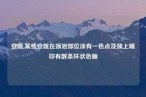 安瓿,某些安瓿在颈泡部位涂有一色点及颈上端印有数条环状色釉