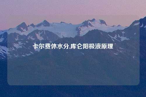 卡尔费休水分,库仑阳极液原理