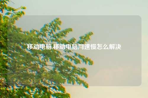 移动电脑,移动电脑网速慢怎么解决