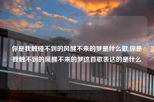 你是我触碰不到的风醒不来的梦是什么歌,你是我触不到的风醒不来的梦这首歌表达的是什么
