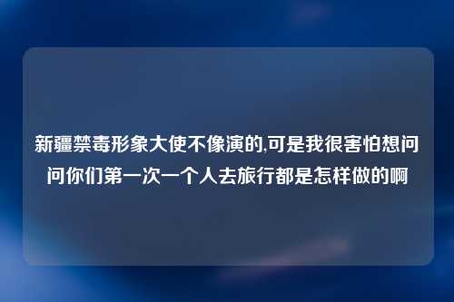 新疆禁毒形象大使不像演的,可是我很害怕想问问你们第一次一个人去旅行都是怎样做的啊