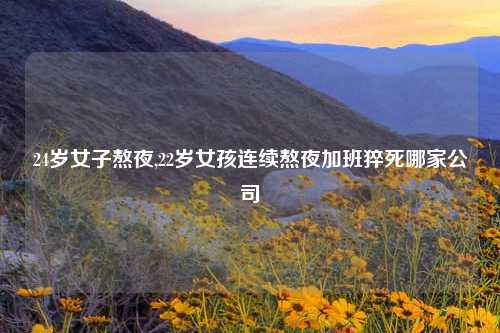 24岁女子熬夜,22岁女孩连续熬夜加班猝死哪家公司