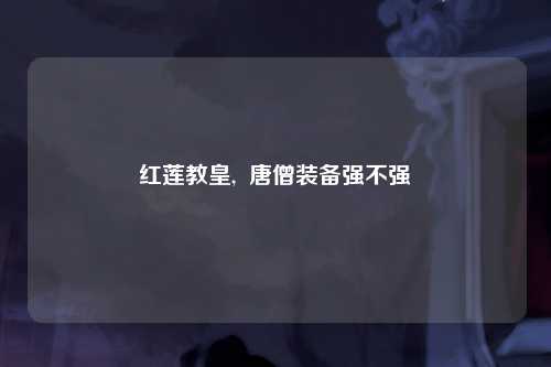 红莲教皇,  唐僧装备强不强