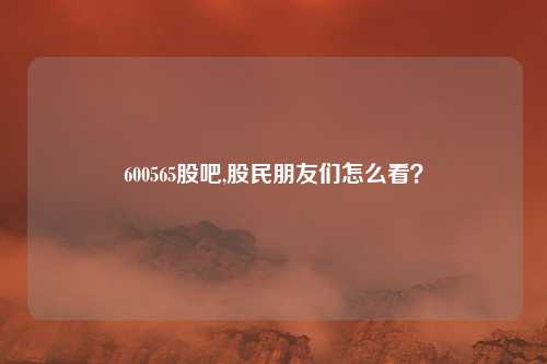 600565股吧,股民朋友们怎么看？