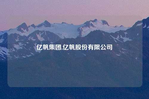 亿帆集团,亿帆股份有限公司
