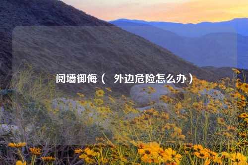 阋墙御侮（  外边危险怎么办）
