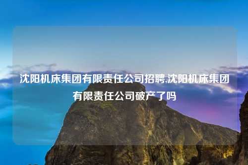 沈阳机床集团有限责任公司招聘,沈阳机床集团有限责任公司破产了吗