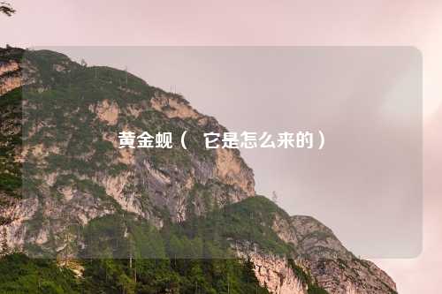黄金蚬（  它是怎么来的）