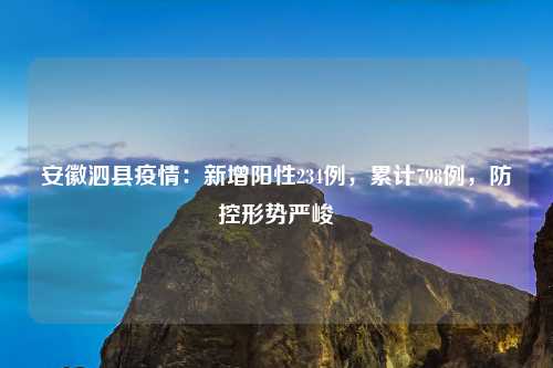 安徽泗县疫情：新增阳性234例，累计798例，防控形势严峻