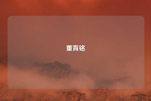 董育铭