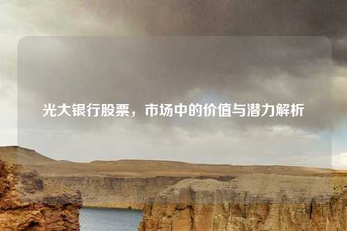 光大银行股票，市场中的价值与潜力解析