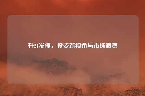 升21发债，投资新视角与市场洞察