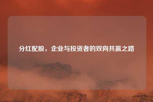 分红配股，企业与投资者的双向共赢之路