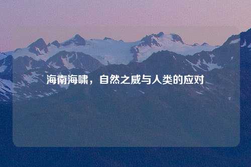 海南海啸，自然之威与人类的应对